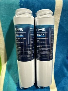 Repuesto de filtro de agua para refrigerador 2 FINVIE FIN-16 para GE-GSWF y Kenmore 9914 - Imagen 1 de 6
