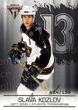 2003-04 Titanium Hobby Jersey Number Parallels #5 Vyacheslav Kozlov