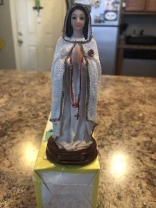 6” Mystical Rose Statue Saint Mary Statue St. Mary Sculpture Santo Maria Estatua - Picture 1 of 5