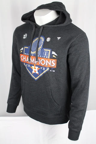 Houston Astros Fanatics 2022 World Series Champions Locker Room Hoodie Charcoal Cover