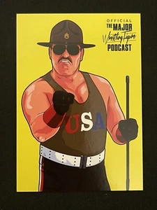 Sgt. Figura de lucha libre principal Slaughter MWFP podcast Bendies WCS sin tarjeta coleccionable - Imagen 1 de 1
