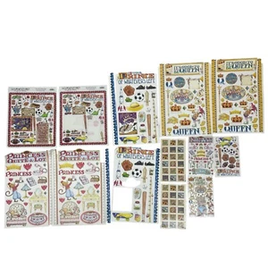 Scrapbooking Vintage Mary Engelbreit Stickers Punch Outs Princess Queen Prince - Picture 1 of 8
