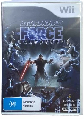 Star Wars: The Force Unleashed (Nintendo Wii PAL, 2008) Complete W/- Manual - Image 1 of 4