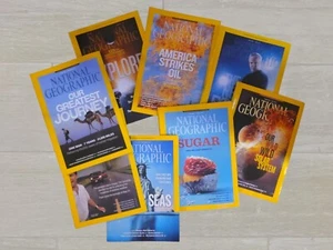 2013 Lot of 8 National Geographic Magazine 125th Anniversary Deep Sea Oil Space - Picture 1 of 17