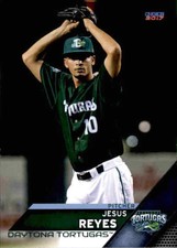 2017 Daytona Tortugas Choice #21 Jesus Reyes Dominican Republic DR Baseball Card