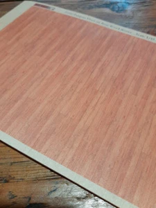 Reality In Scale 1/35 Parquet Floor on Real Wood Brown - A5 sheet 15 x 20cm - Picture 1 of 1