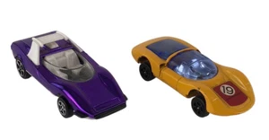 Corgi Rockets Set 2 Porsche Carrera 6 + Alfa Romeo P33 Vintage Diecast Cars - Picture 1 of 10