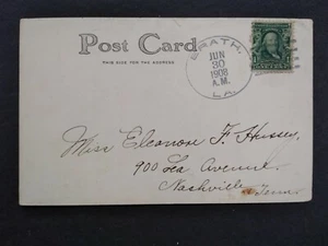 Louisiana: Erath 1908 Lovely Lady Postcard, Doane 3/3 - Picture 1 of 2