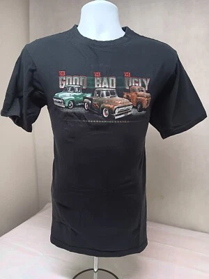 CAMISETA NUEVA PORT AZUL HOMBRE MEDIANA NEGRA AÑOS 30 40 VINTAGE TRUCKS MANGA CORTA Foto 1 de 4