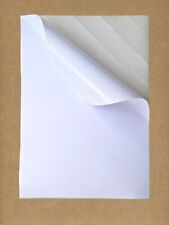 Etiketten A4 Selbstklebend 25 Stück Weiß Klebepapier 80 g/qm 210x297 Crack-Back 