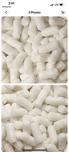 MADE IN USA BIODEGRADABLE PACKING PEANUTS WHITE- 21 CUBIC FEET SHIP FAST UPS - Picture 1 of 1