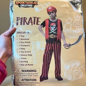 Spooktacular Creations Halloween Kids Pirate Costume Set Size Small (5-7 years) - Picture 1 of 6