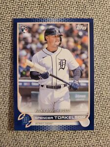 2022 Topps Update Spencer Torkelson Retail Royal Blue US79 Rookie Tigers RC