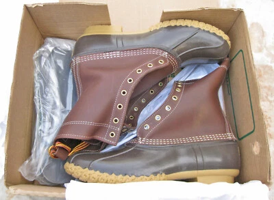 LL Bean Maine Hunting Shoe Boot Men's 10" brown size 11 EE wide - Image 1 of 4