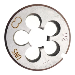 1/2-36 Round Die Right Hand 1/2x36 Thread Die RH 1/2 - 36 Tool 1/2x36 Die Holder - Picture 1 of 6