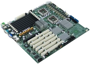 Mainboard Supermicro X7DBE-X Dual LGA771 DDR2 PCIe PCI-X Intel® 5000P 6xSATA - Picture 1 of 3