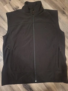 Mens Snozu Polar Black Vest Size Large - Picture 1 of 6