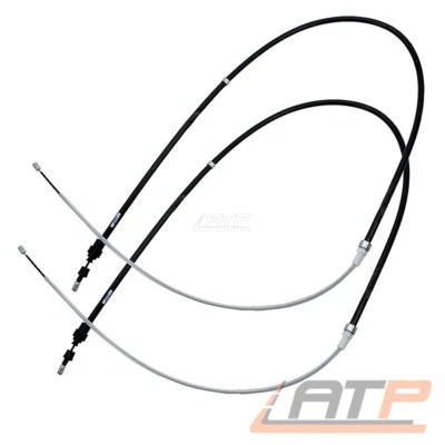 2x HANDBREMSSEIL LINKS + RECHTS HINTEN FÜR VW BORA GOLF 4 1J NEW BEETLE 9C - Bild 1 von 3