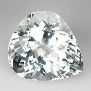 10.52 Ct_ GIT Certified Light Green Natural Aquamarine Pear Cut Loose Gemstones - Picture 1 of 13