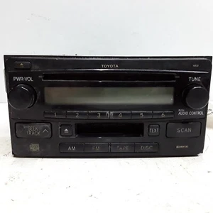 03 04 05 Toyota RAV4 Celica Highlander AM FM CD ricevitore radio cassetta 16830 - Foto 1 di 4