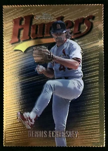 1997 FINEST # 163 RARE GOLD EMBOSSED DIE CUT DENNIS ECKERSLEY NRMT-MT CARDINALS - Picture 1 of 1