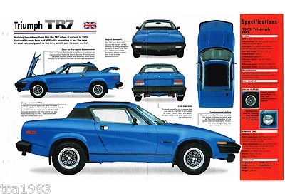 Folleto TRIUMPH TR7 / TR-7 IMP: 1975, 1976, 1977, Foto 1 de 4