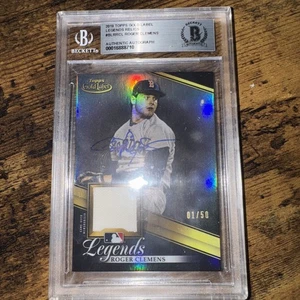 2019 Topps Gold Label Roger Clemens Auto /50 - Picture 1 of 1