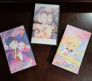 Sailormoon Pretty Soldier Sailorstars Volume 1,3,5 VHS Tape Anime Japan Subtitle - Picture 1 of 16