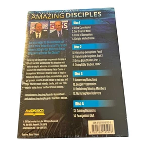 ERSTAUNLICHE JÜNGER DVD 4 DISC SET 2017 von Amazing Facts Zentrum der Evangelisation NEU - Bild 1 von 5