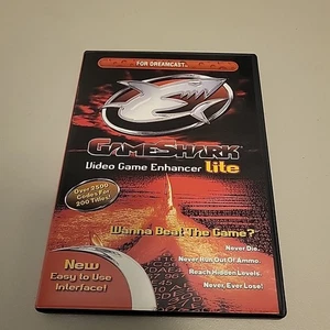 Sega Dreamcast GameShark Spiel Shark Videospiel Enhancer Lite komplett neuwertig Disc - Bild 1 von 4