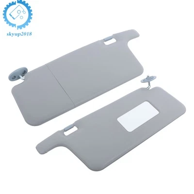 Par de parasoles grises LHD para Honda Civic 1996 1997-2000 2001 interior izquierdo+derecho Foto 1 de 4