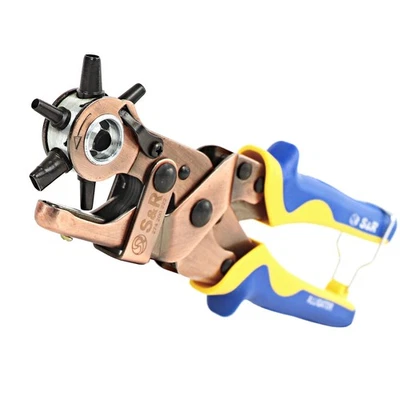 Pince Perforatrice Cuir Trous Ovales et Ronds. Pour ceinture sac chaussures e... - Photo 1/4