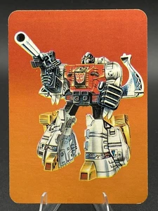 Transformers G1 Hasbro Action Cards 1985 #37 Sludge Orange Yellow Variation SP - Picture 1 of 2