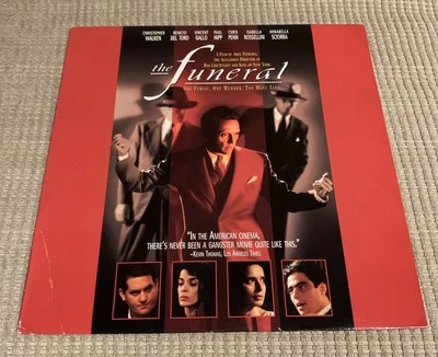 The Funeral (Laserdisc) Abel Ferrara CHRISTOPHER WALKEN BENICIO DEL TORO RARE! Foto 1 de 2