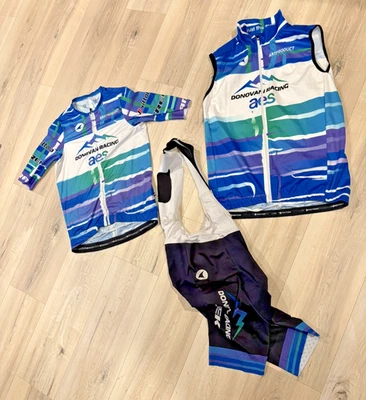 Pactimo Team Kit Ciclismo Donovan Hombre Grande ¡GENIAL! Primal Cuore Castelli Santini - Imagen 1 de 4