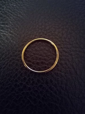 Anillo 14k relleno de oro (1/20) talla 7 Foto 1 de 4