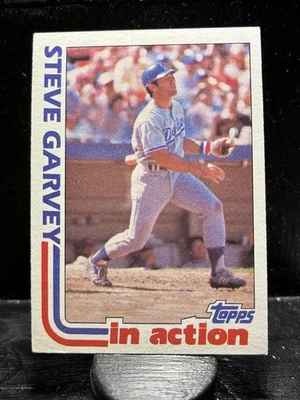 ex Steve Garvey #180 1982 Topps Los Angeles Dodgers - Image 1 of 2