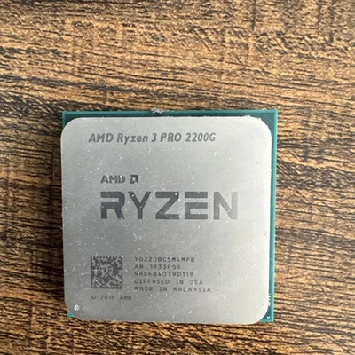 AMD Ryzen 3 2200G 3.5-3.7 GHz 4core socket AM4 CPU, Radeon Vega 8 GPU - Image 1 of 2