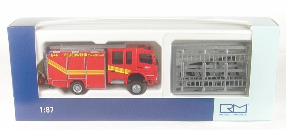 Magirus Lohr HLF Vigili Del Fuoco Zimmern Ob Rottweil 1:87 Rietze - Immagine 1 di 1
