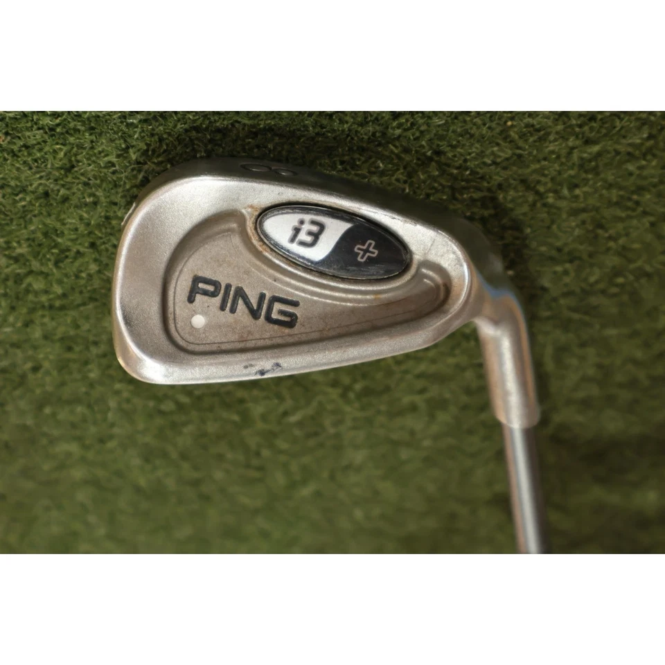 Ping i3 + White Dot R Flex 37.5" Golf 8 Iron RH / 2D-S436 - Image 1 of 4