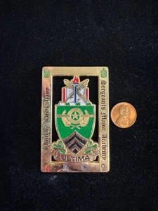 2011-12 US Army Sergeants Major Academy USASMA Class 62 Challenge Coin HUGE - Picture 1 of 2