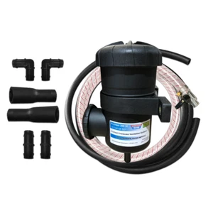 Universal Mann ProVent 12-16mm Oil Catch Can Kit for Crank Case 1/2" 5/8" Hoses - Picture 1 of 8