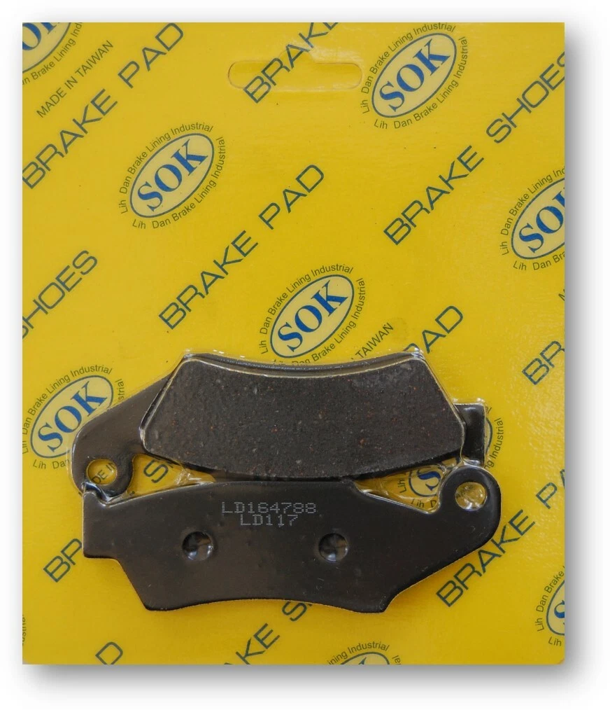 Brake Pads For Honda CRF230L & CRF230M (2008-2010) - Front & Rear Semi-Metallic Set 11 thumbnail image