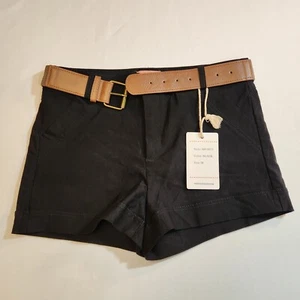 Pantalones Cortos CI Sono by Cavalini Mujer y Cinturón Marrón Medio Negro Elastizado Nuevos con Etiquetas - Imagen 1 de 22