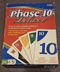 Juego de cartas Fundex® 2008 = edición de lujo fase 10 con tarjetero y hojas de puntuación - Imagen 1 de 1