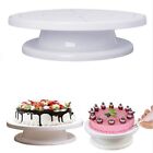 Baking Tools Craft Rotary Cake Turntable Display Stand Rotating Revolving Plate