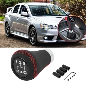 Palanca de cambios de coche de 5 velocidades palanca de cambios perilla negra para Mitsubishi Lancer Evo - Imagen 1 de 11