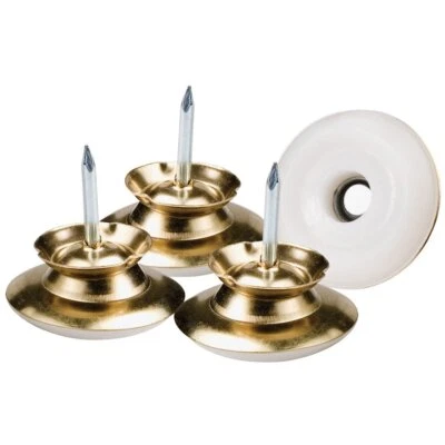 Waxman Consumer Group 4606195N 1" Latón Clavo en Deslizamiento Giratorio Paquete de 4 unidades de 1 Foto 1 de 2