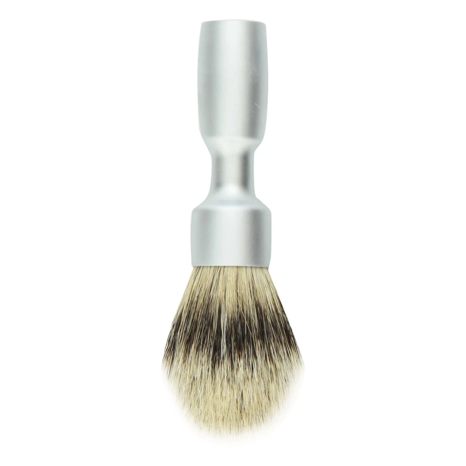 Merkur Vision Satin Chrome Plated Badger Shaving Brush #901200102