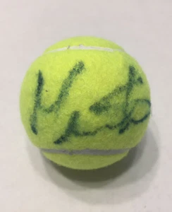 MARTINA NAVRATILOVA SIGNED AUTOGRAPHED TENNIS BALL LEGEND ICON BECKETT BAS LOA - Picture 1 of 2